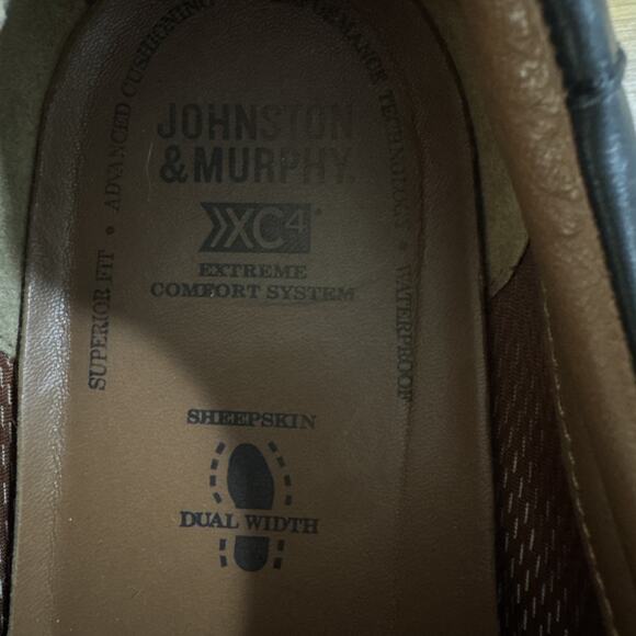 Johnston & Murphy Men’s 15 M Loafer - Stanton 2.0 Moc Venetian Black Waterproof